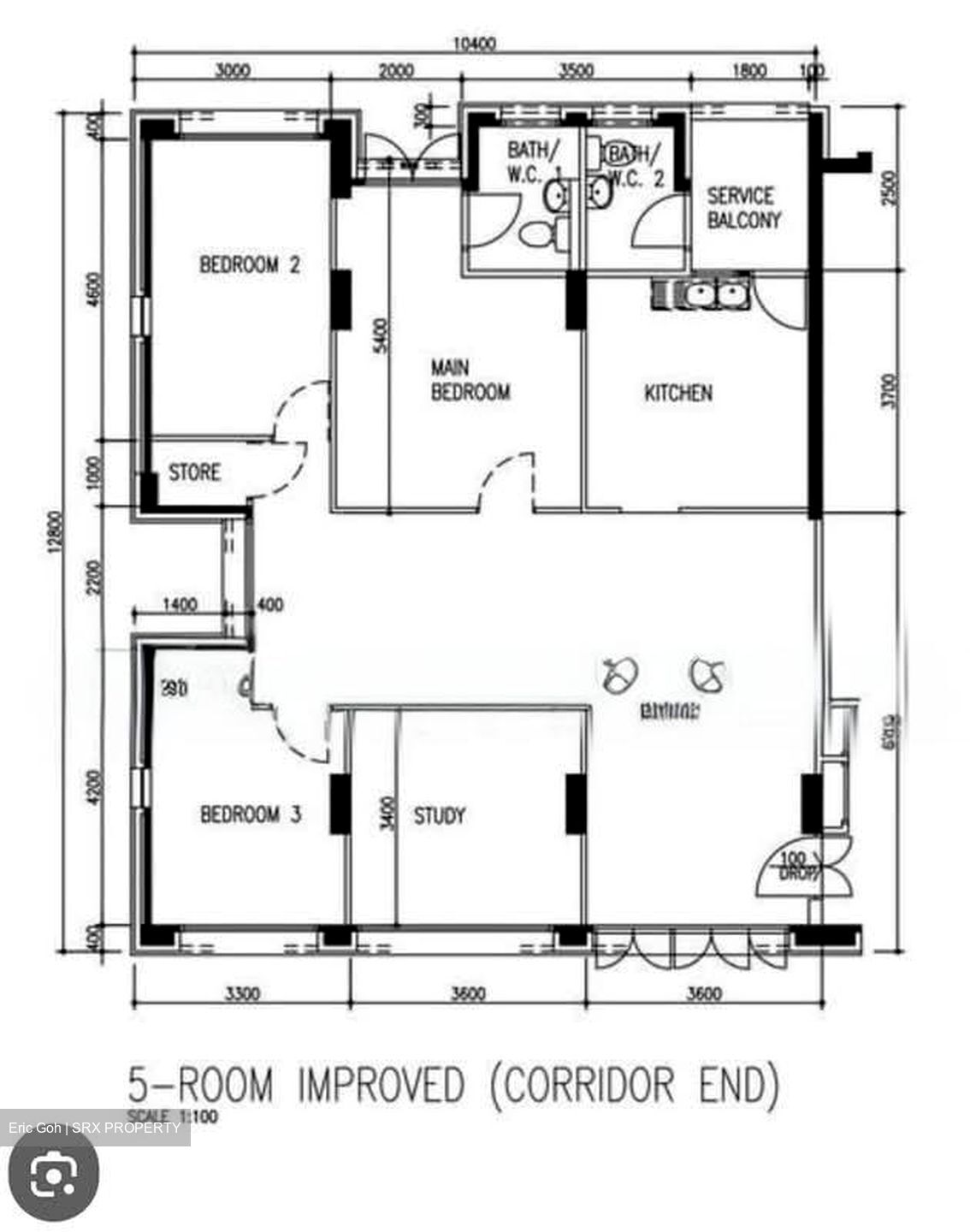 Blk 148 Pasir Ris Street 13 (Pasir Ris), HDB 5 Rooms #556597461